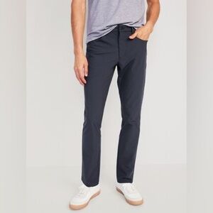 Men's Old Navy Ultimate Tech Slim Straight Pants in Dark Navy